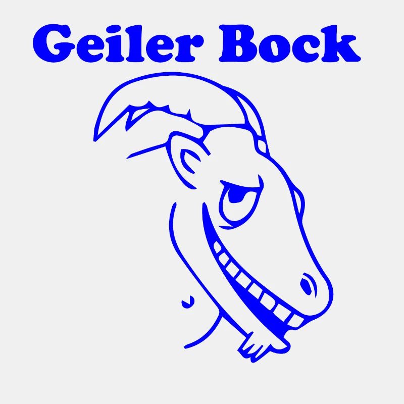 Geiler Bock blau