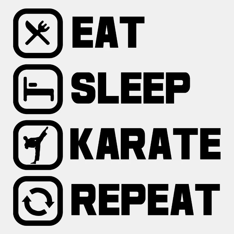Eat Sleep Karate Repeat