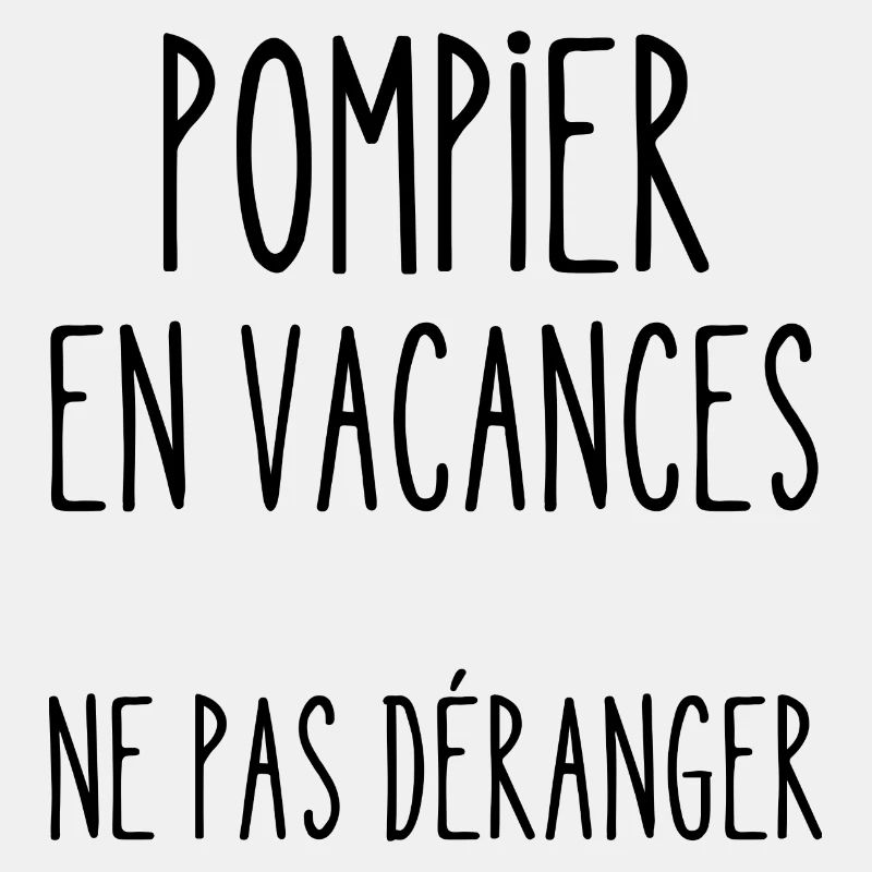 pompier en vacances