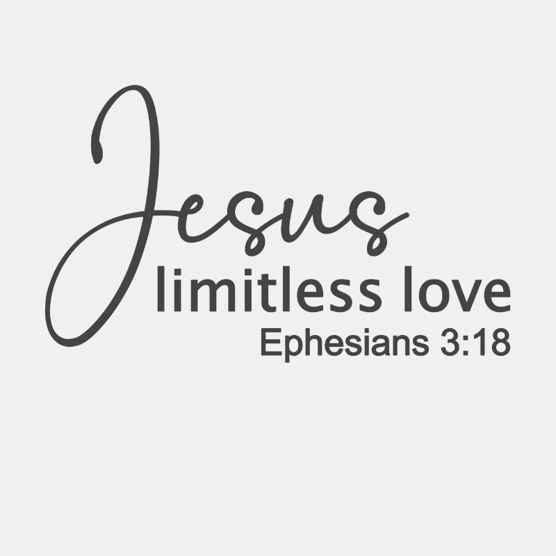 Conception chrétienne Jésus Amour illimité Éphésiens 3