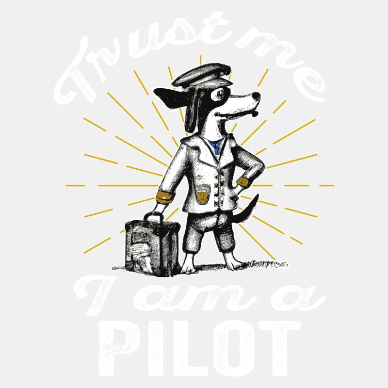 Trust me I am a Pilot - Vintage Geschenk Pilot