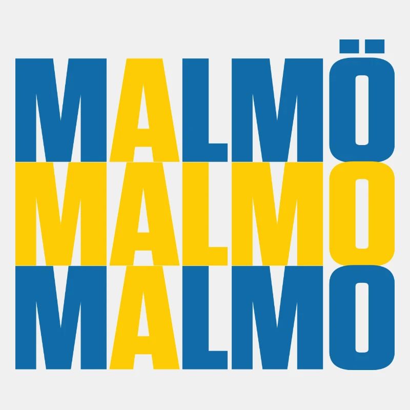Malmö Schweden Fahne