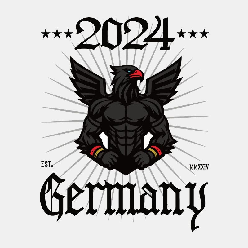 Germany Design with the Bodybuilder Eagle