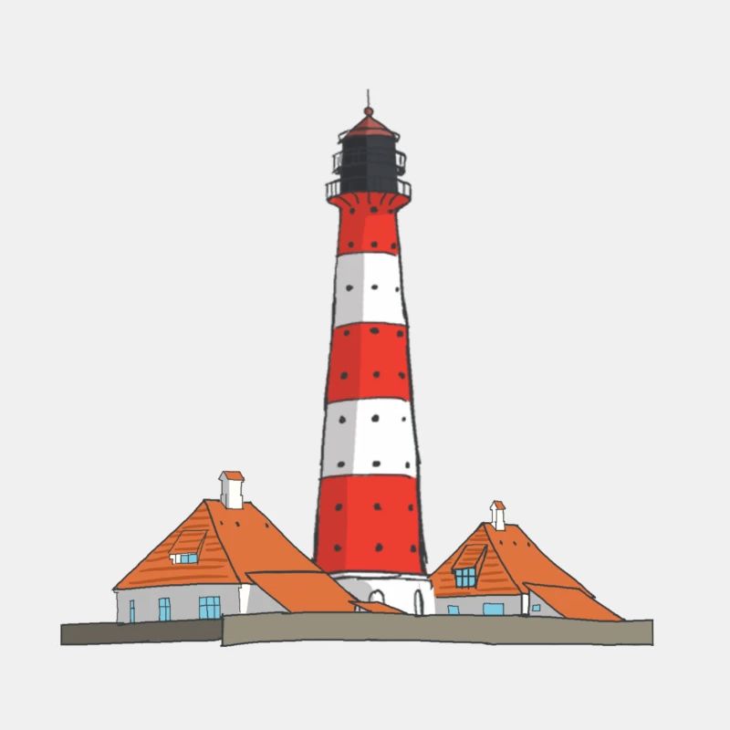 Leuchtturm Westerheversand