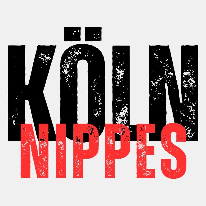 Köln Nippes schwarz-rote Schrift