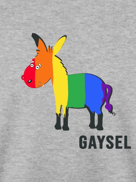 Queer Regenbogen-Esel LGBT