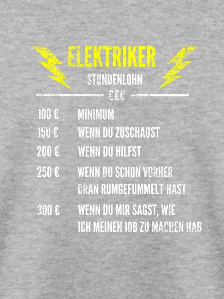 Stundenlohn | Elektriker
