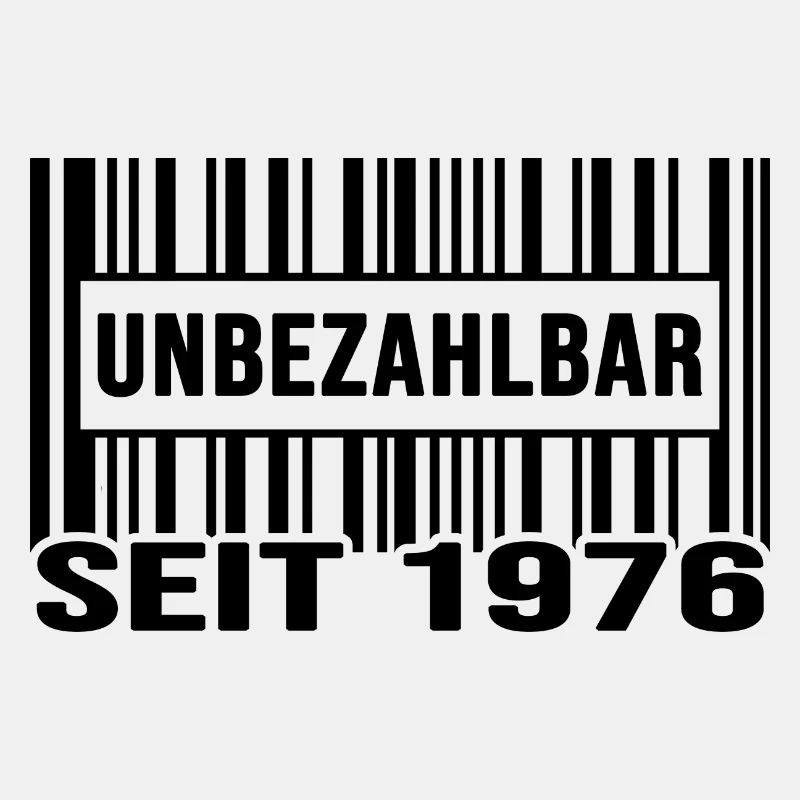 1976 geburtstag unbezahlbar barcode exklusive