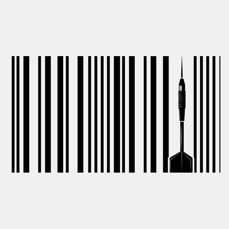 Fléchettes Joueur de fléchettes Fléchettes « Dart-Barcode-Dartcode »