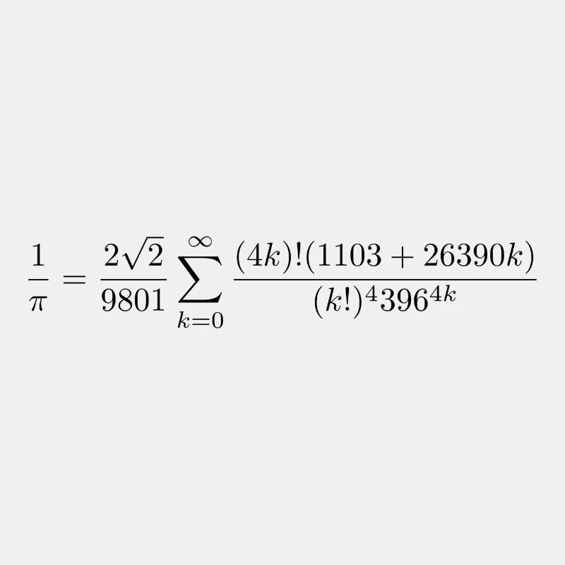 Ramanujan Pi Formel
