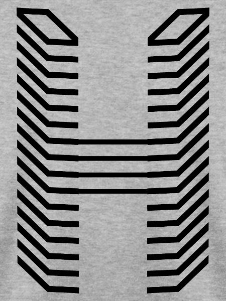 Einzigartiges Buchstaben-H-Logo-Design