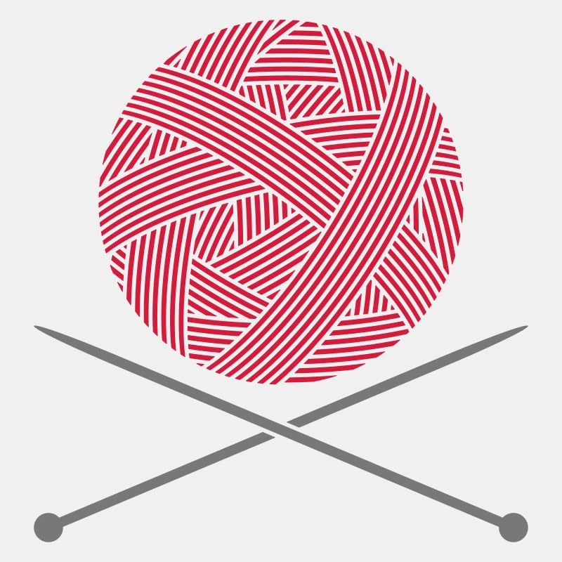 Stricknadel Wolle Logo