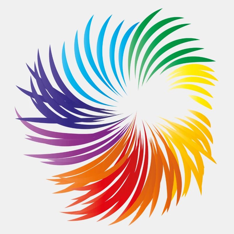Wirbel Regenbogen