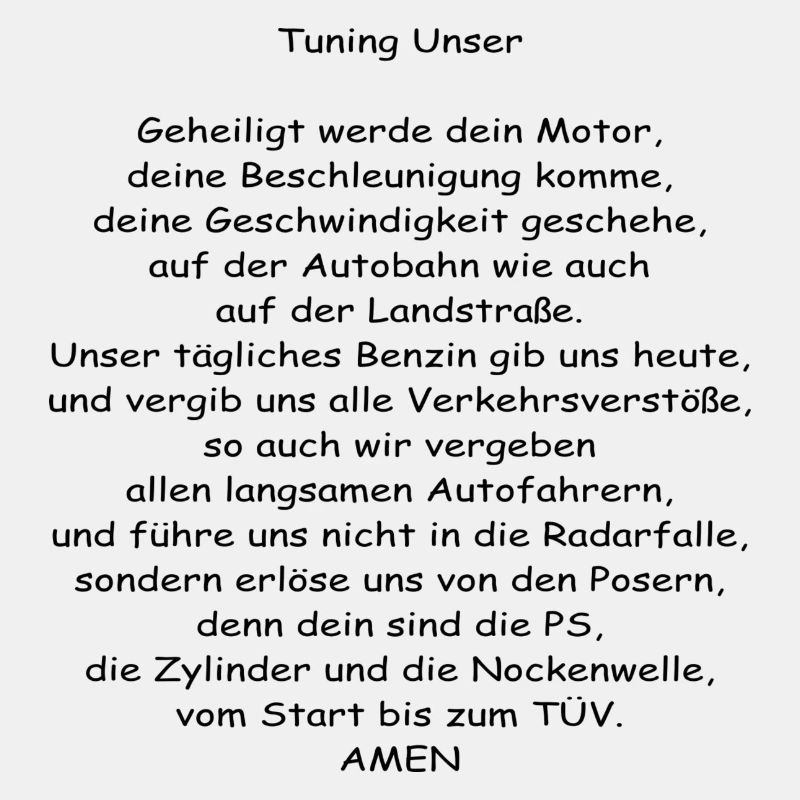 Tuning Unser