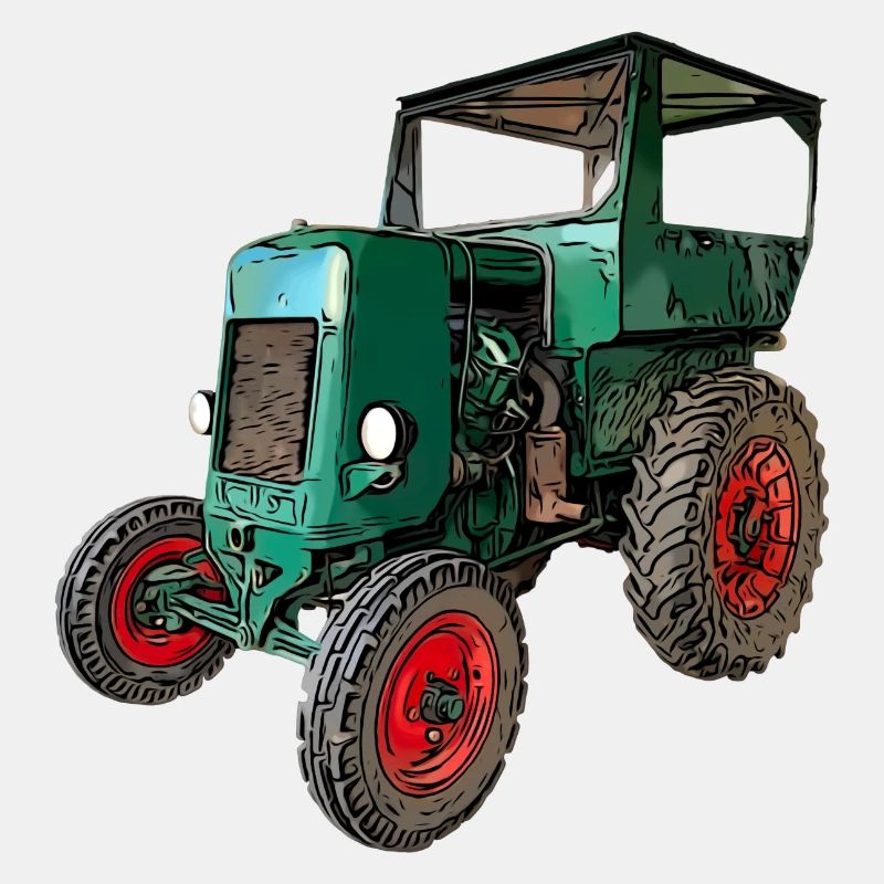Tractor DDR activist RS03