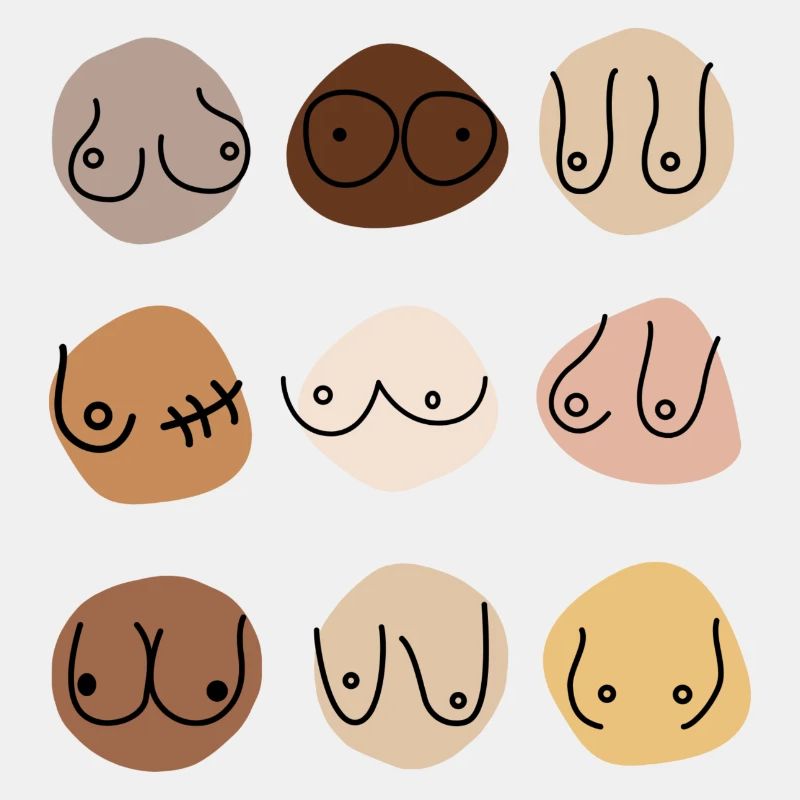 Boobs same but different