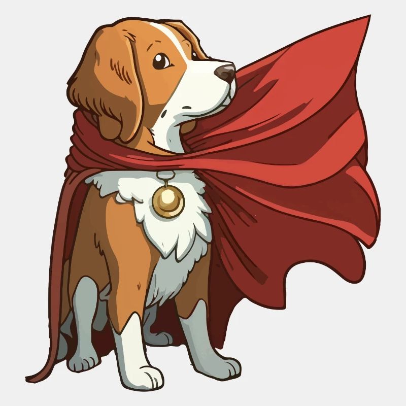 Hund als Superheld