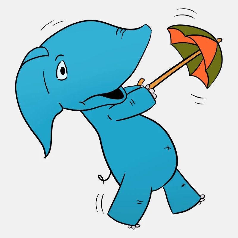 Elefant Regenschirm