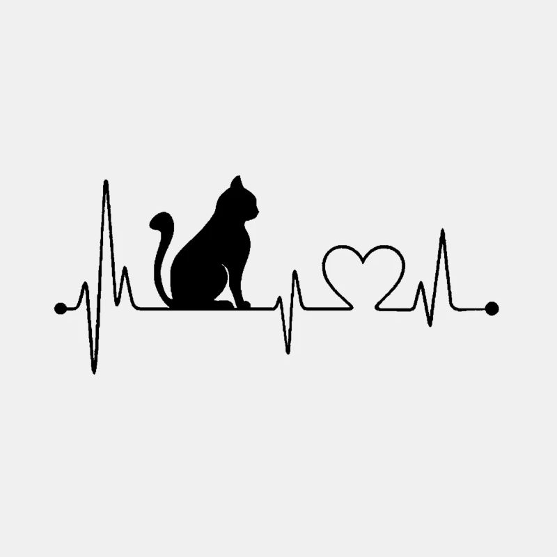 Herzschlag Katze