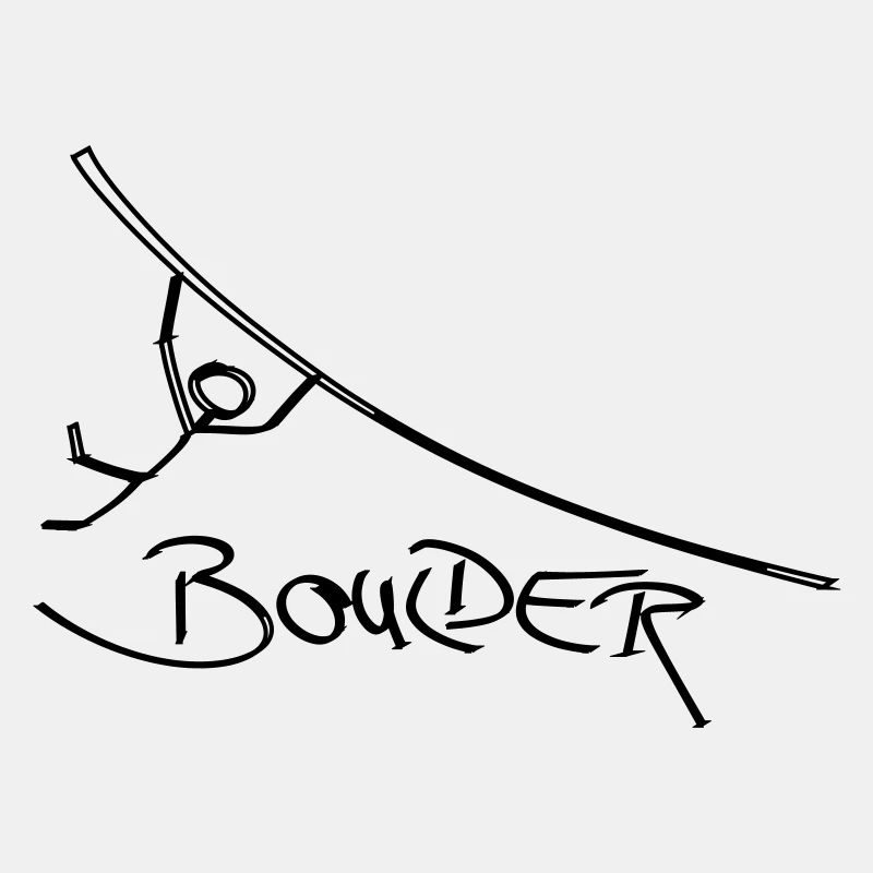 Boulder Boulder Stick Figure Grimpeur Grimpeur
