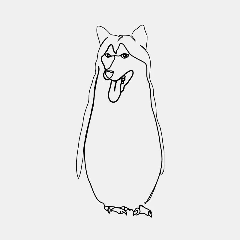 Husky Pinguin