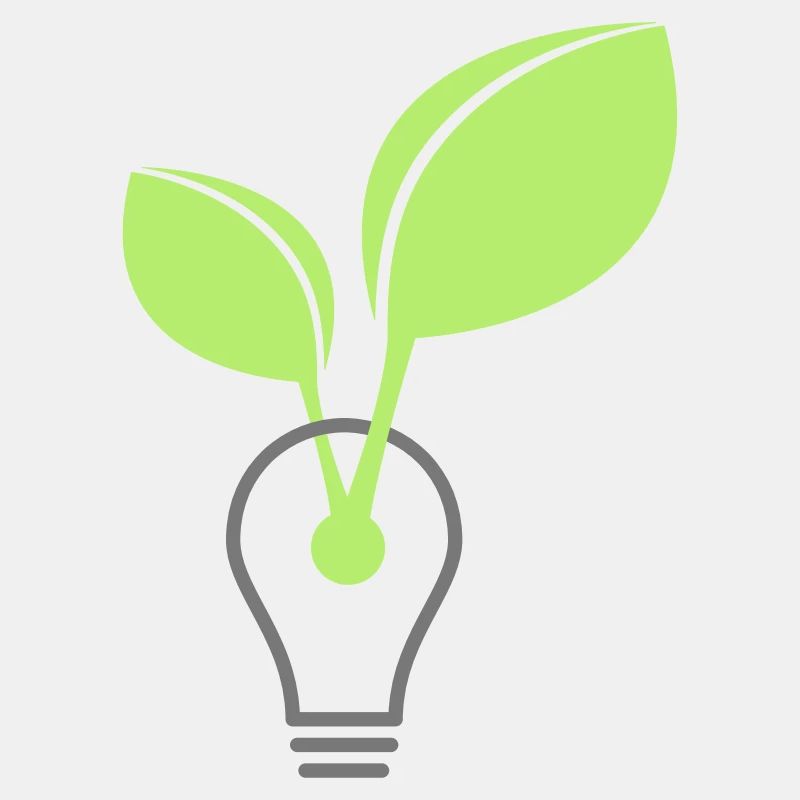 grüne energie lampe