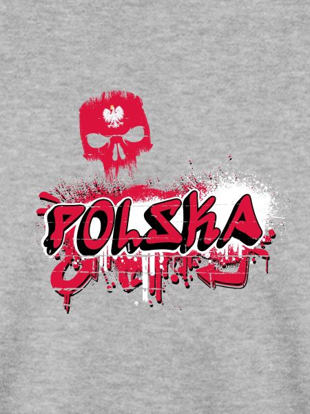 Polen Graffiti Totenkopf Design