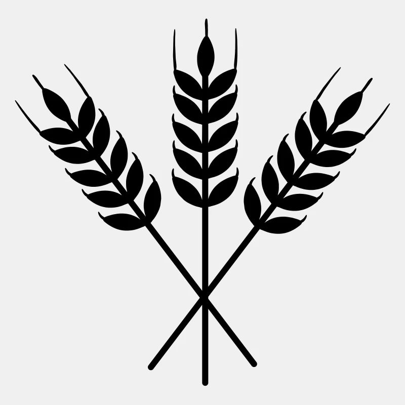 Three grain stalks