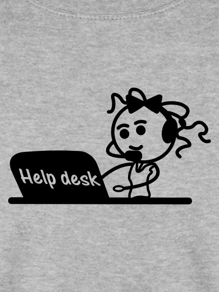 Helpdesk-Sekretärin mit Mikrofon und Headset