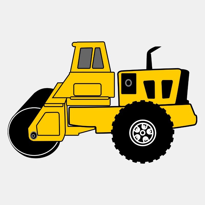 Gelbe Walzenmaschine