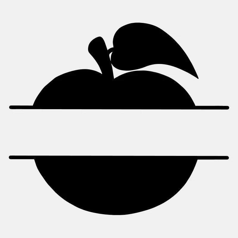 Textausschnitt im Apfel