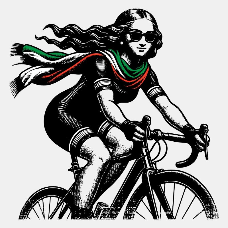 Mona Lisa à vélo