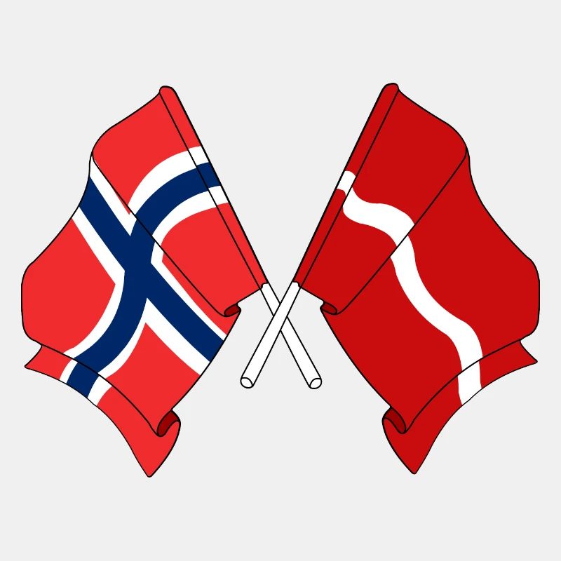 Flagge Norwegen, Flagge Lettland