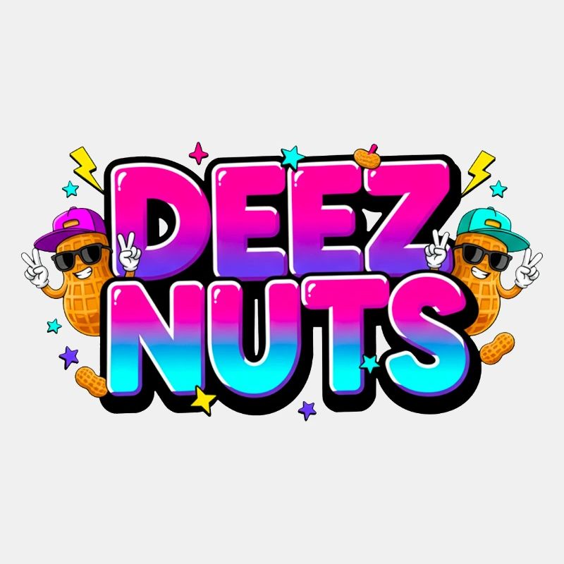 Deez Nuts – lustiges Graffiti Bunt