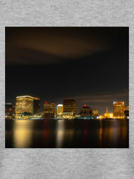 Großstadt Skyline bei Nacht