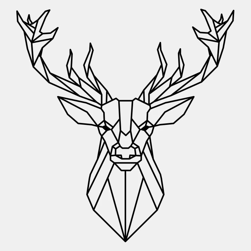 Geometric deer
