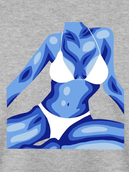Frau in Bikini