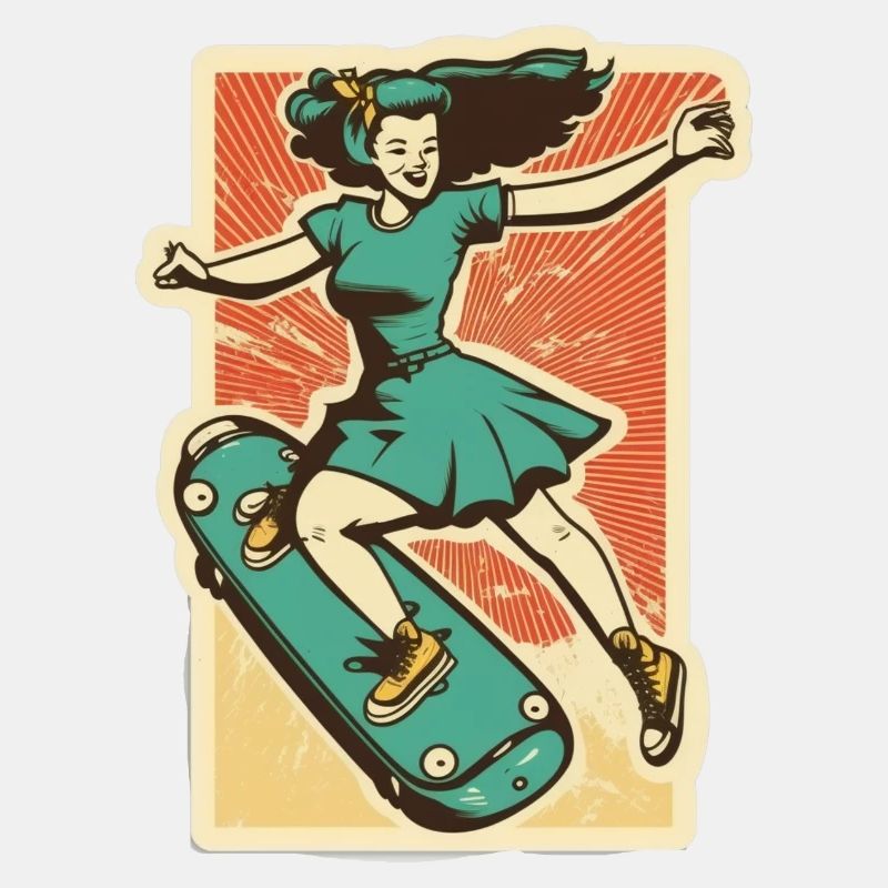 Skater-Mädchen