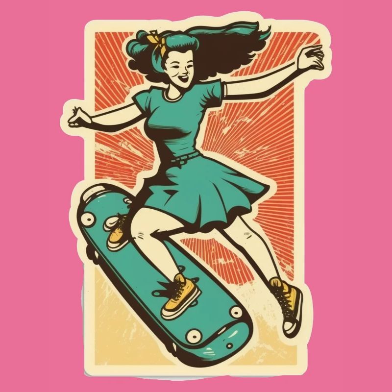 Skater-Mädchen