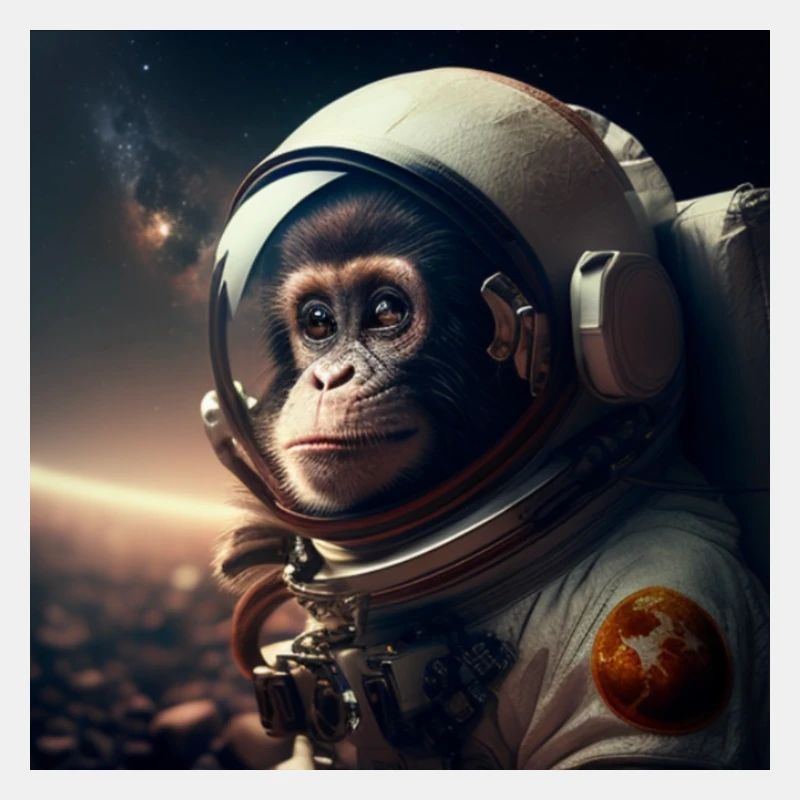Monkey Astronaut #01