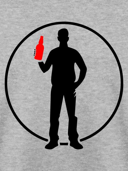 Bier Trinken Silhouette