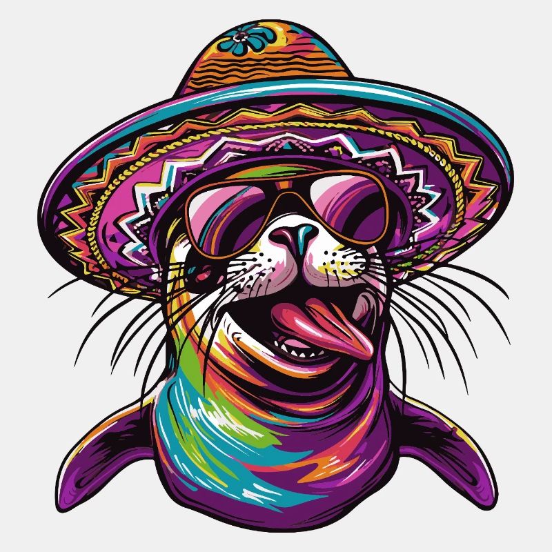 Robbe Tier Lustig Sombrero