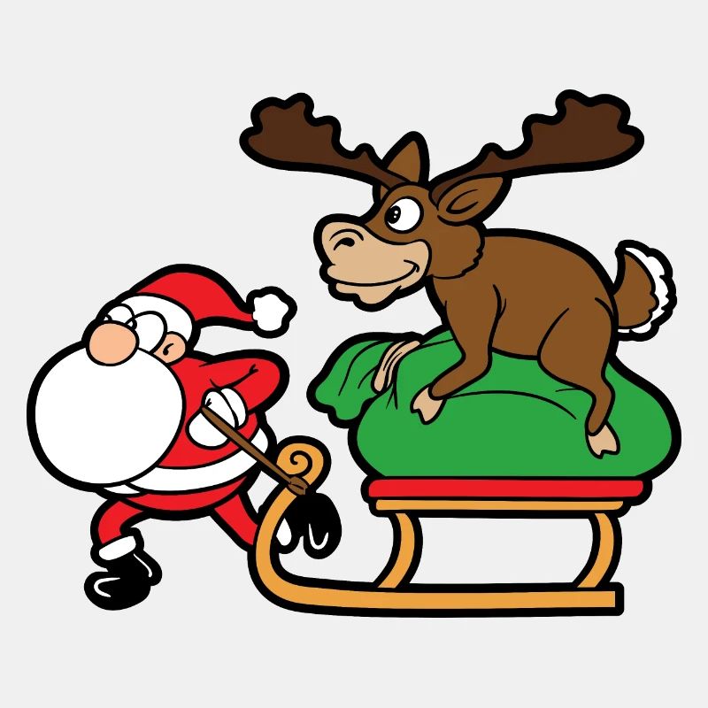Weihnachtsmann Rentier