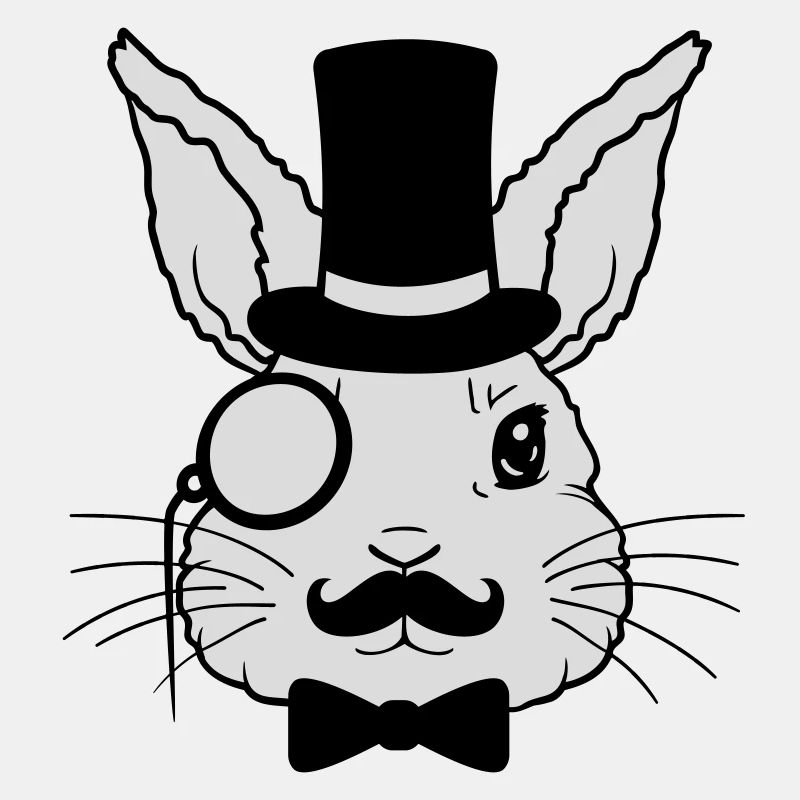 Cylindre monocle Sir Rabbit