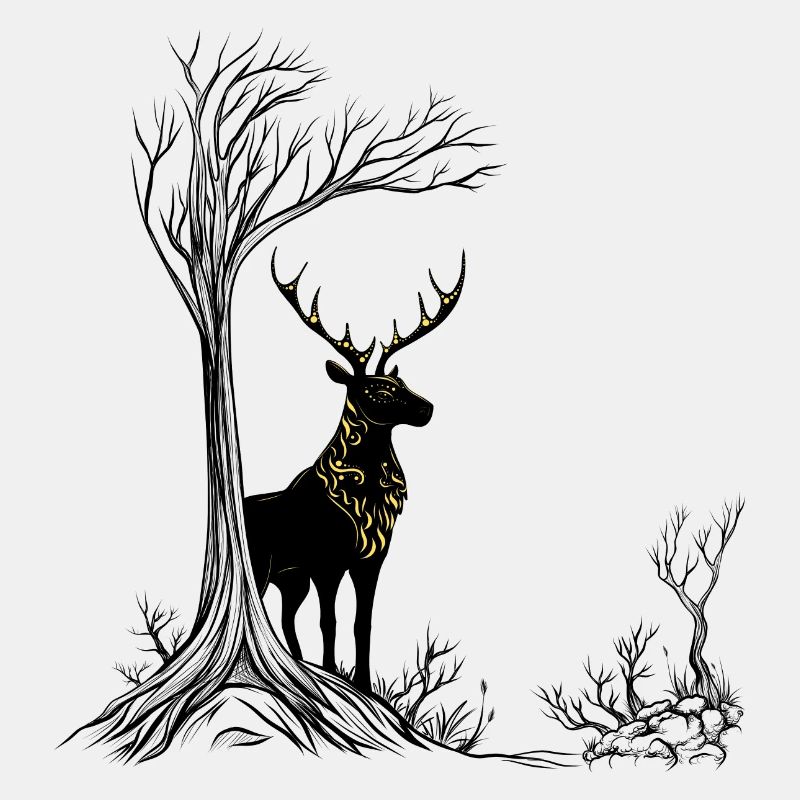 magischer Hirsch