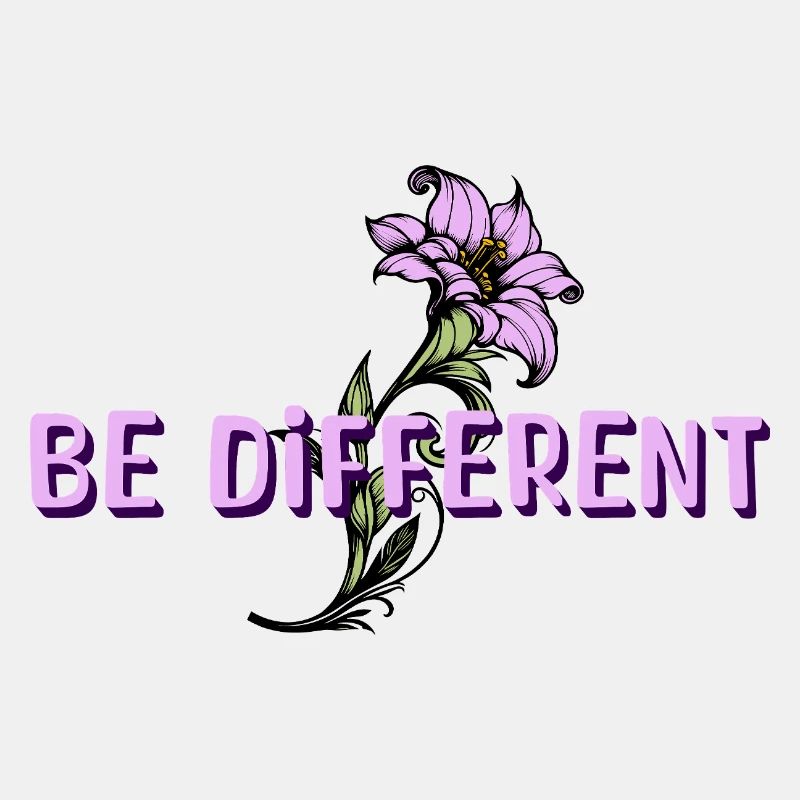 BE DIFFERENT – Lila Lilien Blumen Garten