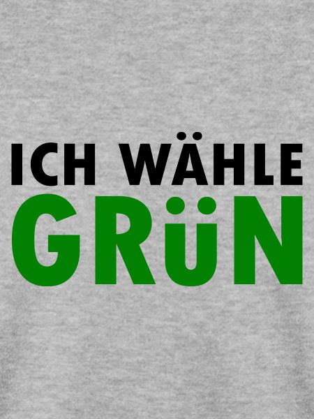 Ich wähle grün