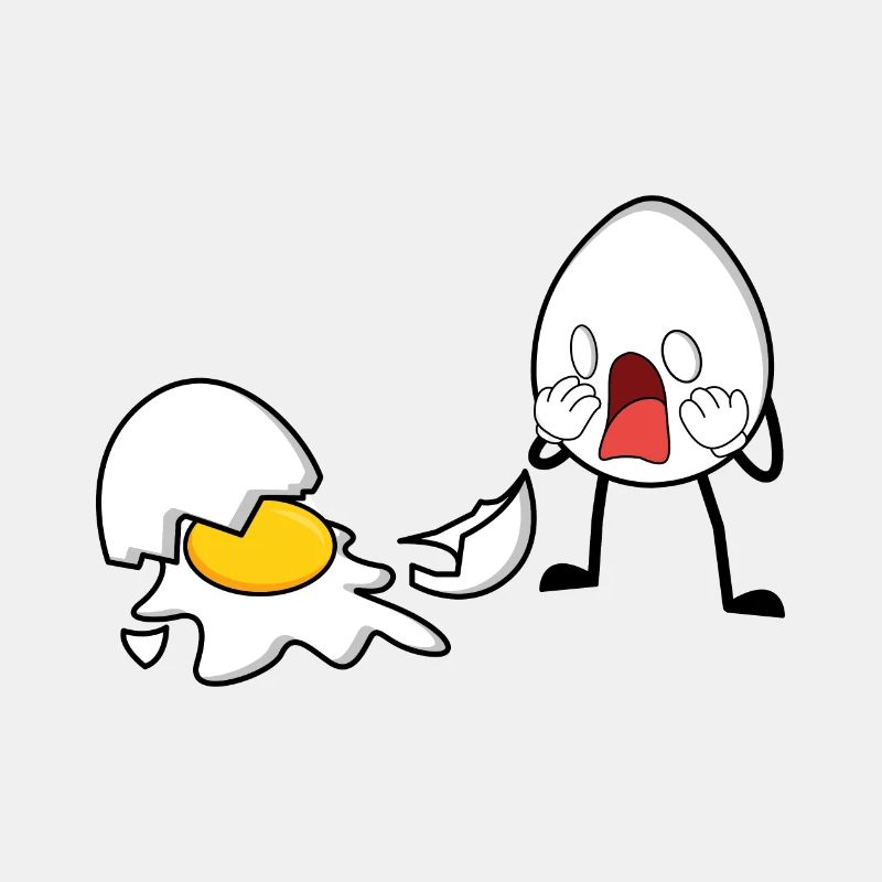 One Egg Down Egg Broken