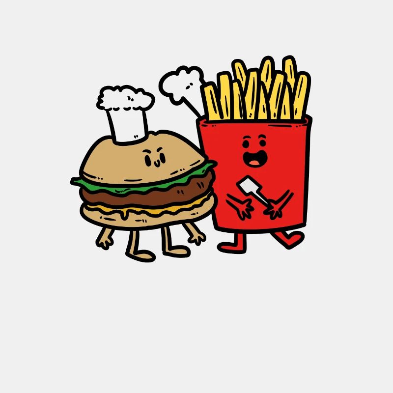 Chef Burger and Fries