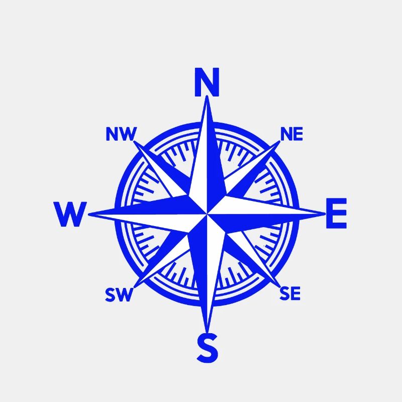 Nautical Wind Rose Seafaring Ship Navigation Maritime